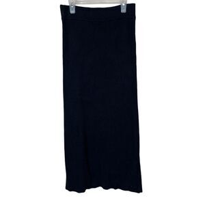 Lulus‎ Black Ribbed Sweater Midi Skirt Size XS